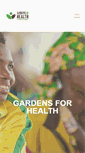 Mobile Screenshot of gardensforhealth.org